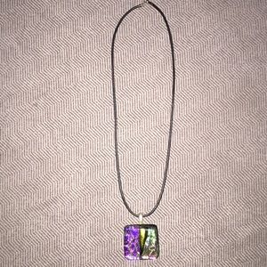 Multi color stone necklace